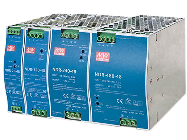 PLANET PWR-480-48 DC Single Output Industrial DIN Rail Power Supply Units