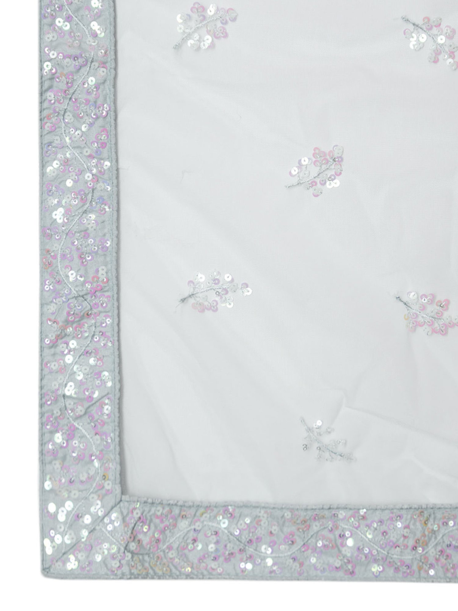 Soch Powder Blue Embellished Unstitched Lehenga Choli Set With Dupatta & Belt