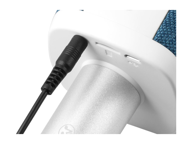 Technaxx 4811 Karaoke MIC Fabric Blue 2-IN-1 W/ 2X 5W Speaker System