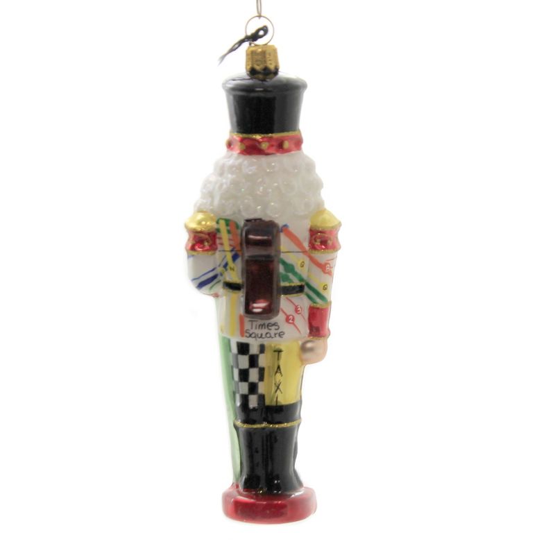 Joy To The World 6.5" New Yory City Nutcracker Ornament Time Square Taxi 42Nd  -  Tree Ornaments
