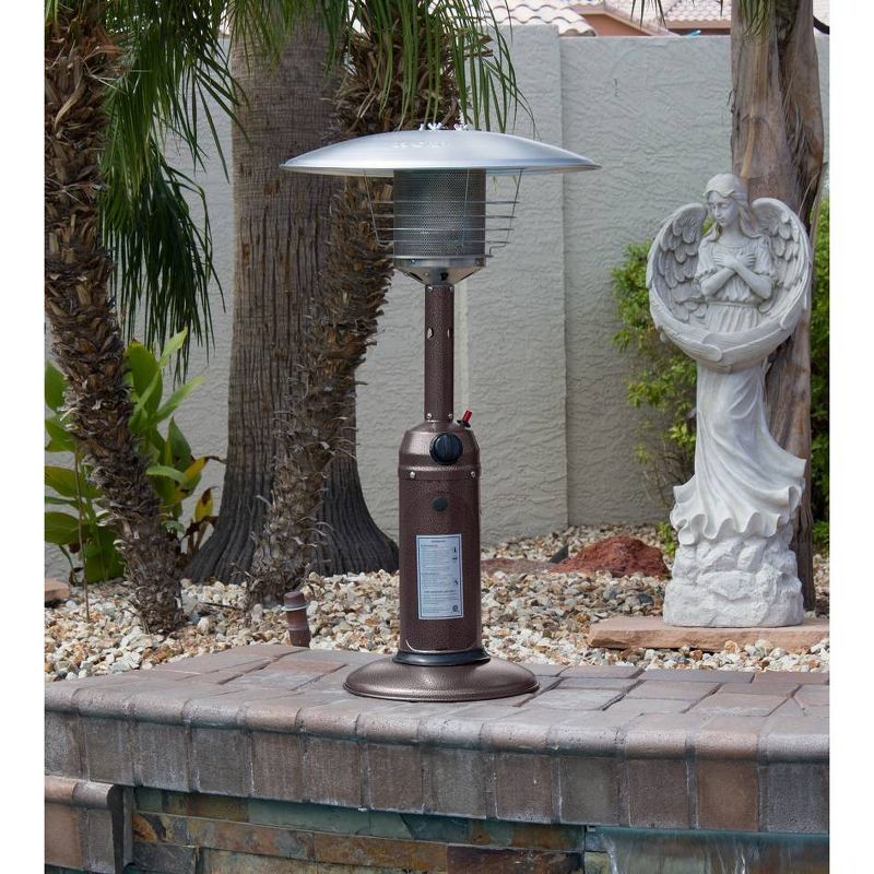Portable Hammered Finish Patio Heater - Golden Bronze - AZ Patio Heaters