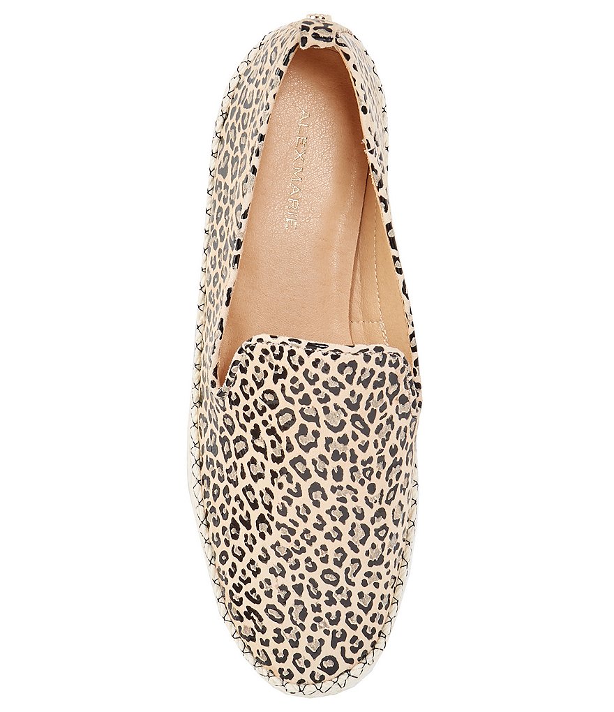 Alex Marie Raanata Leopard Print Espadrille Slip-Ons