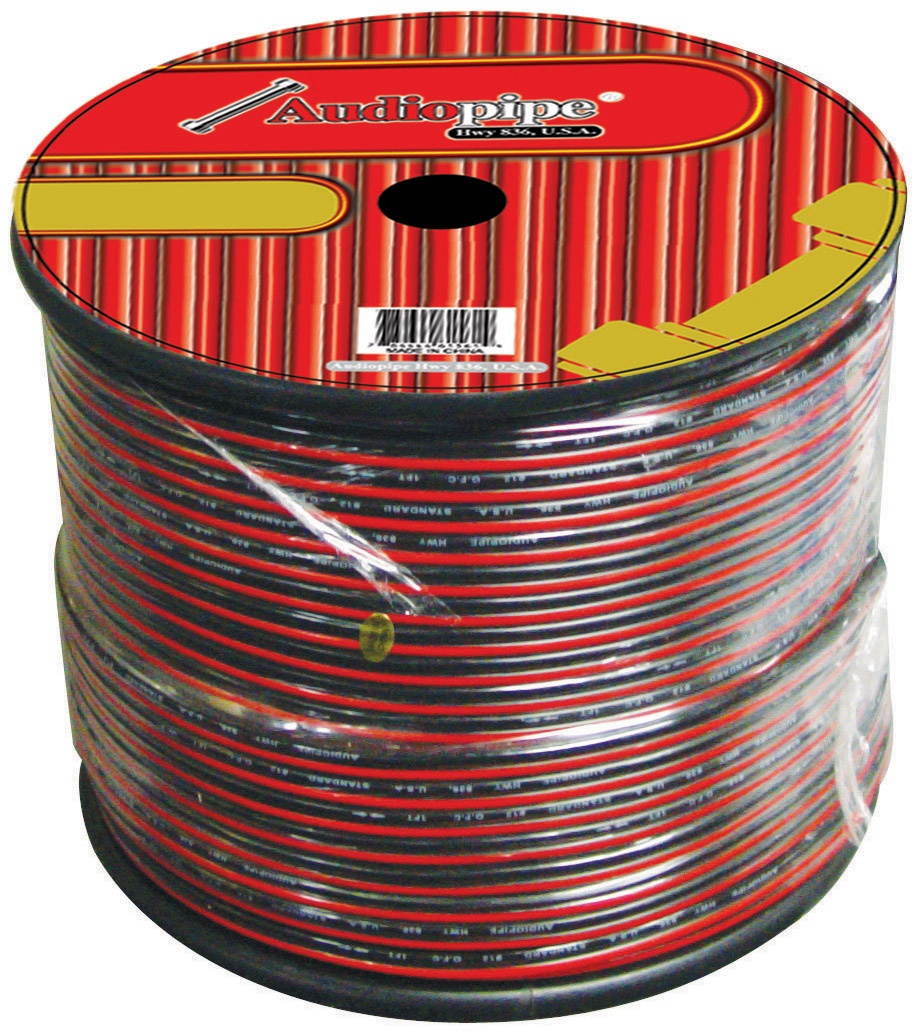 New Audiopipe Cable161000 16 Ga 1000' Spool Car Audio Speaker Cable 16 Gauge