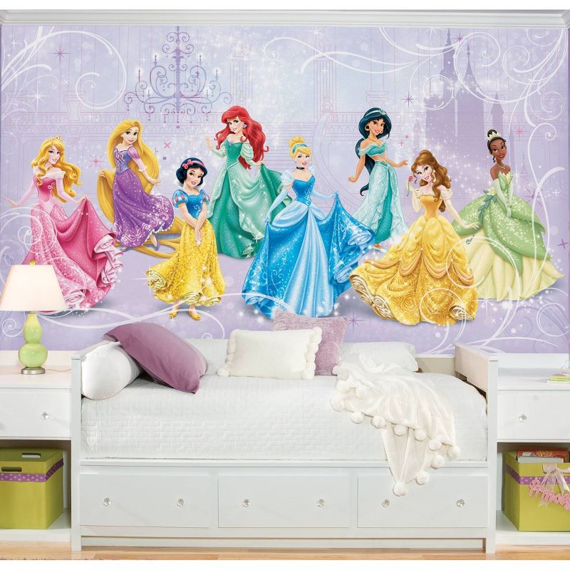 6'x10.5' Disney Princess Royal Debut Prepasted Mural Ultra Strippable - RoomMates