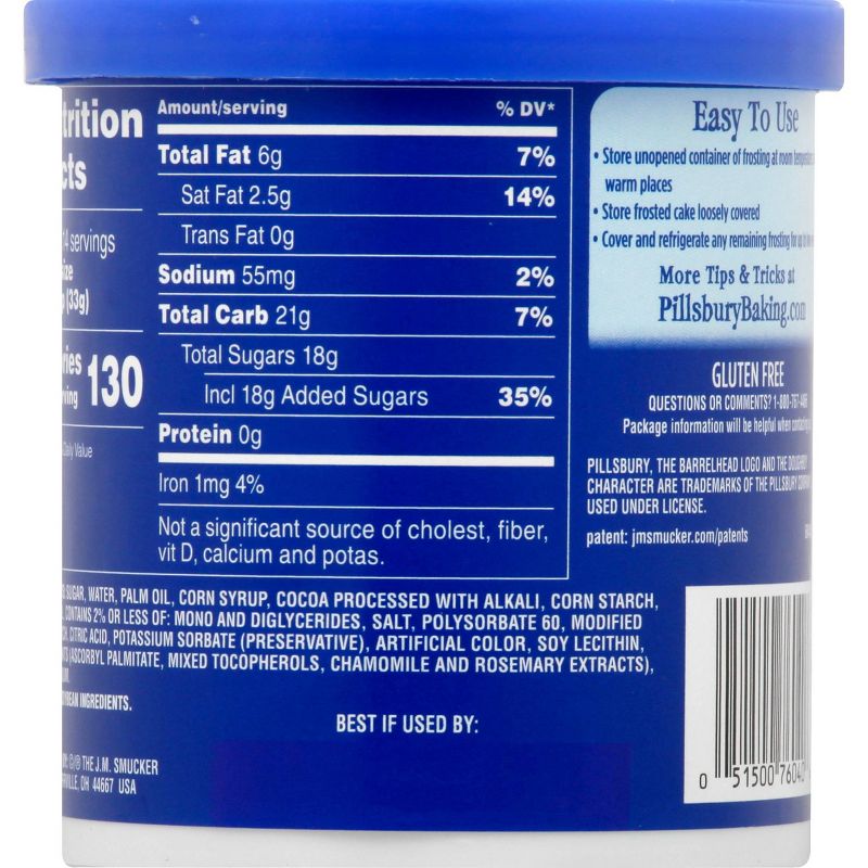 Pillsbury Creamy Supreme Milk Chocolate Frosting - 16oz