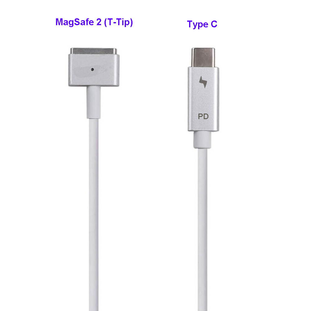 USB-C Type C to Magnetic Charging Cable, USB C to Magnetic (T-Tip) Cable Compatible with MacBook Air Pro (T-Tip)