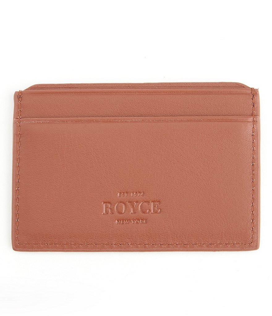 ROYCE New York RFID Executive Slim Credit Card Case