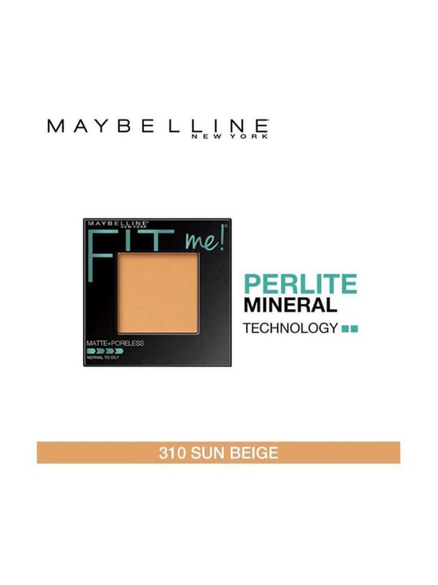 Maybelline New York Fit Me Matte+Poreless Powder 310 Sun Beige - 8.5 gm