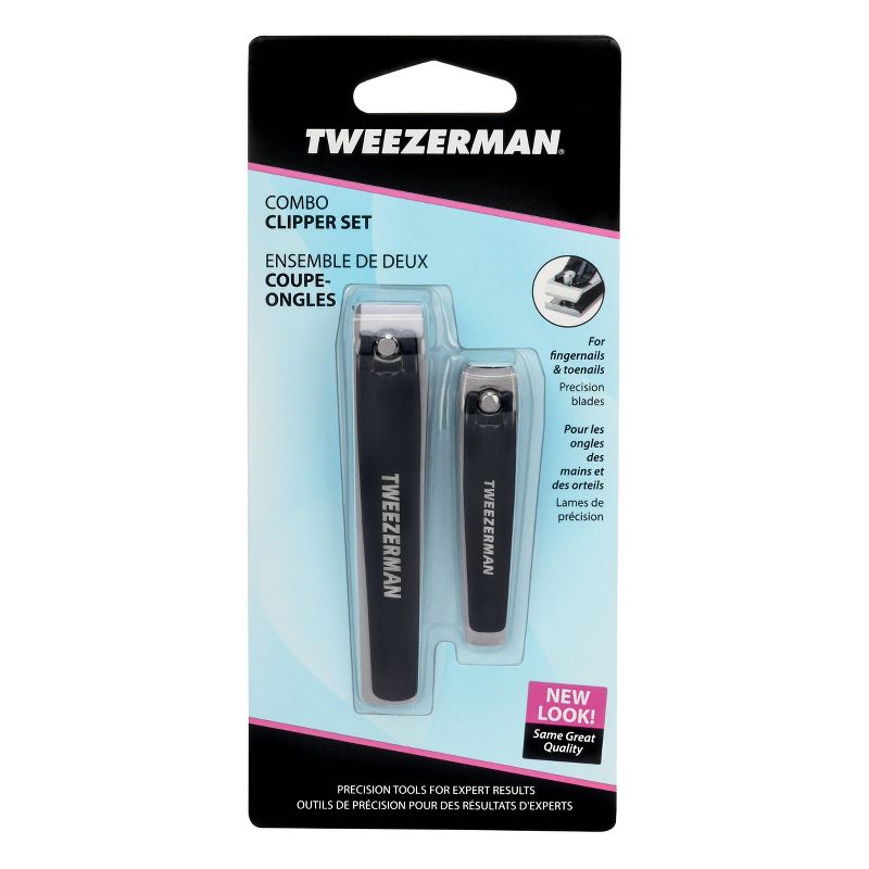 Tweezerman Stainless Steel Nail Clipper Set - 2ct