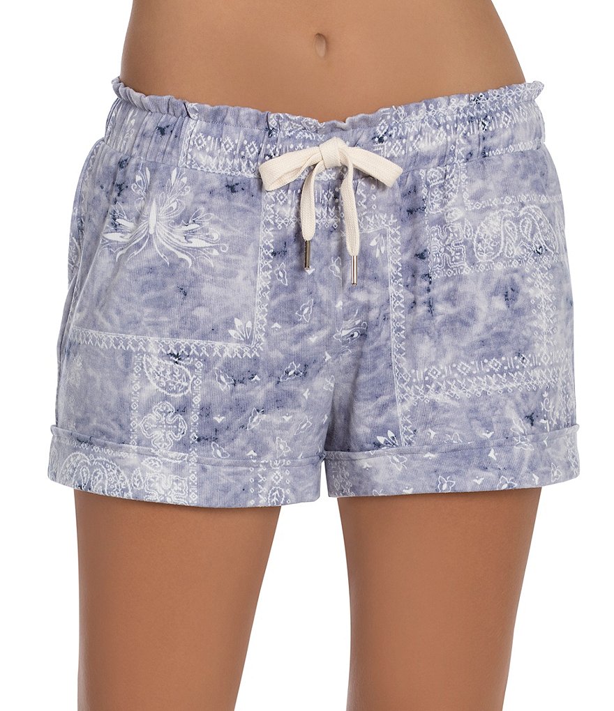 Midnight Bakery Printed Knit Coordinating Drawstring Shorts