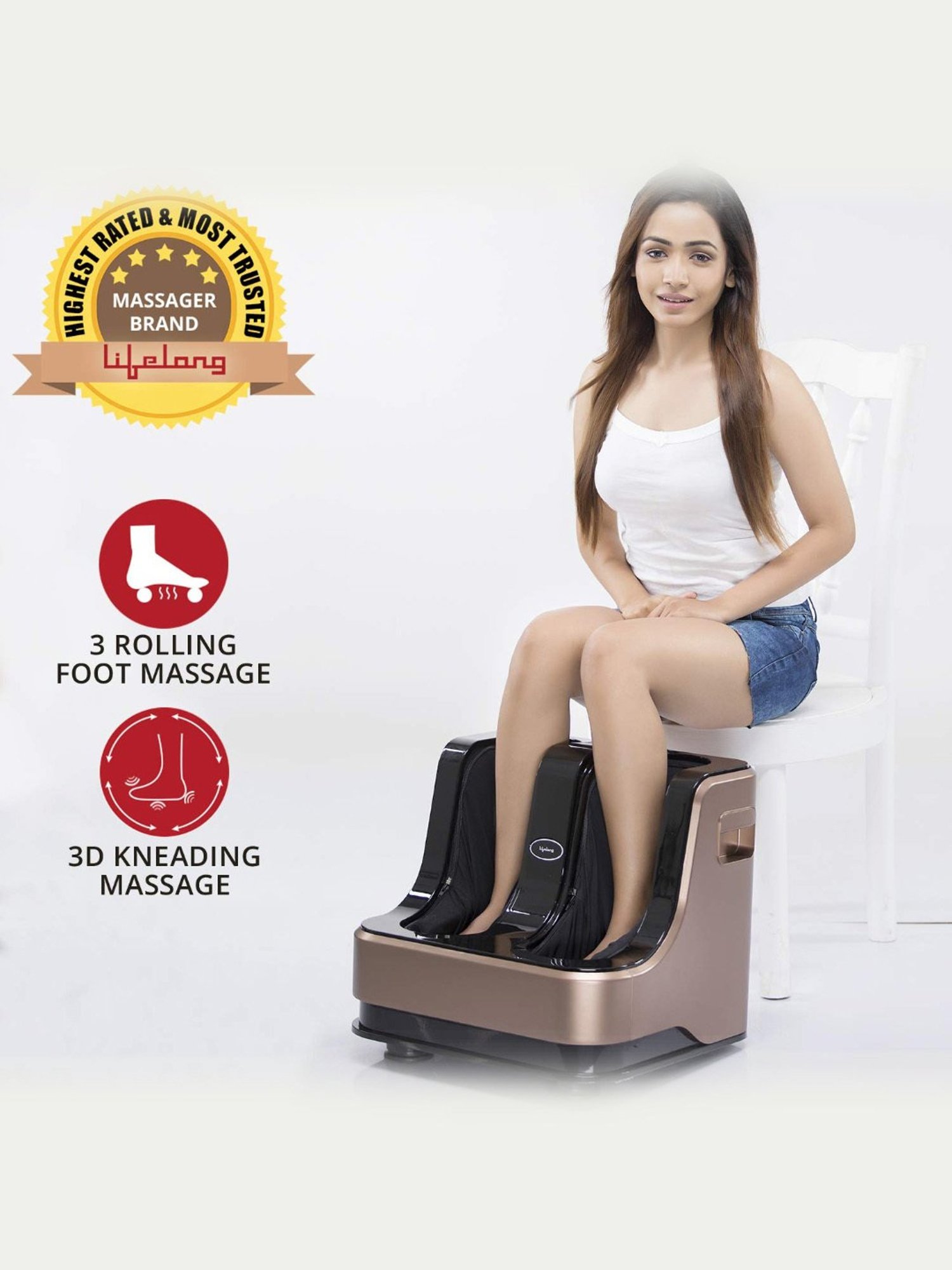 Caresmith Bloom Rose Quartz Gua Sha Face Massage Tool for Women, Battery Powered (Rose Quartz)