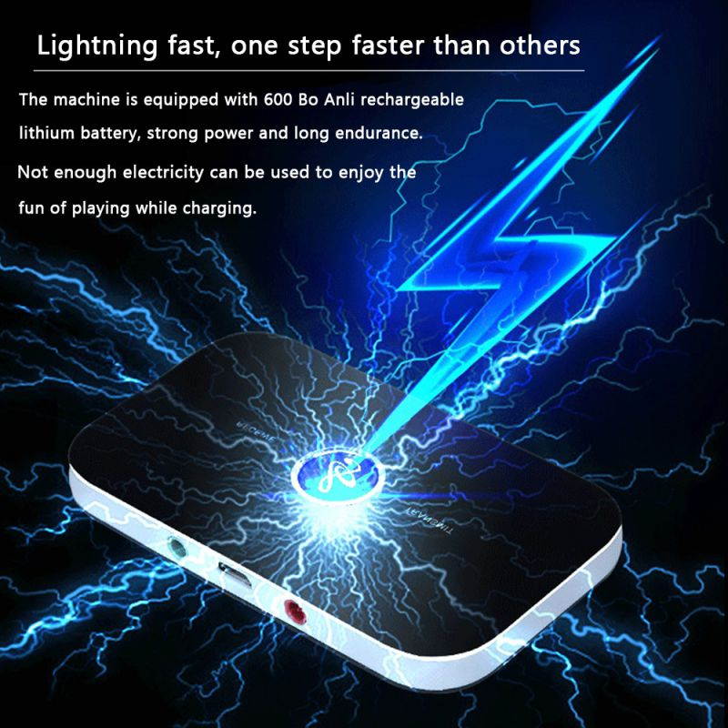 Mignova Bluetooth 4.0 Receiver and Transmitter, HIFI Wireless 3.5mm Stereo Long Range Bluetooth Audio Adapter for TV&Home&Car,Fast Charging,Anti-interference,Built-in Rechargeable Battery&Voice Prompt