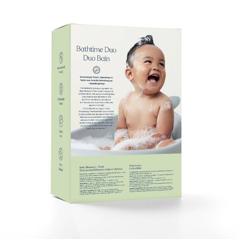 Pipette Baby Bathtime Duo - 3pc