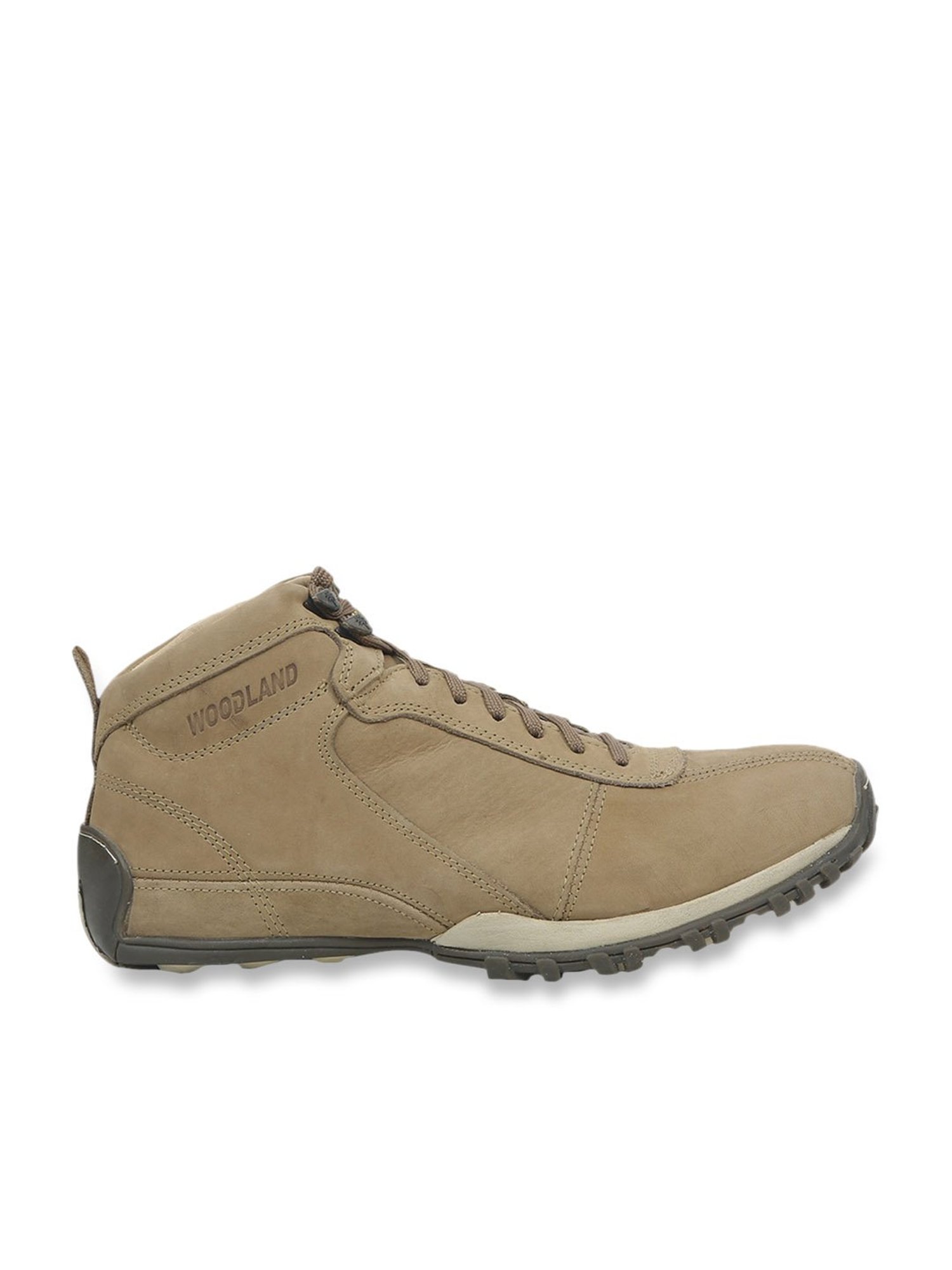 Woodland Men's Khaki Casual Sneakers