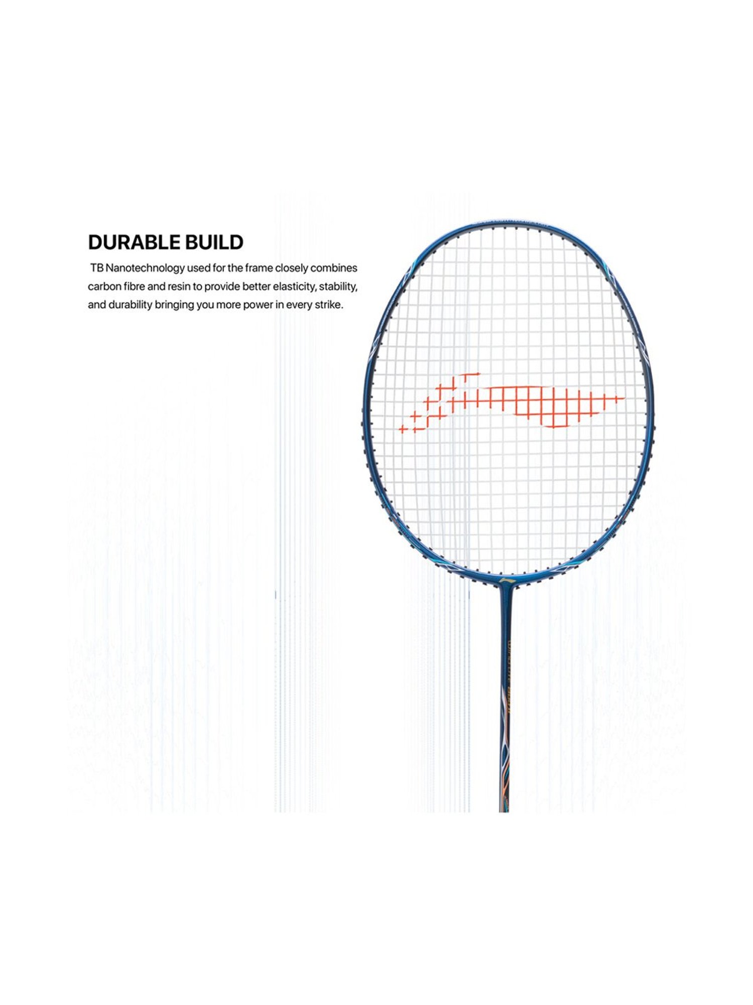 Li-Ning Wind Lite 800 II Badminton Racket (Navy Blue) Size - Medium