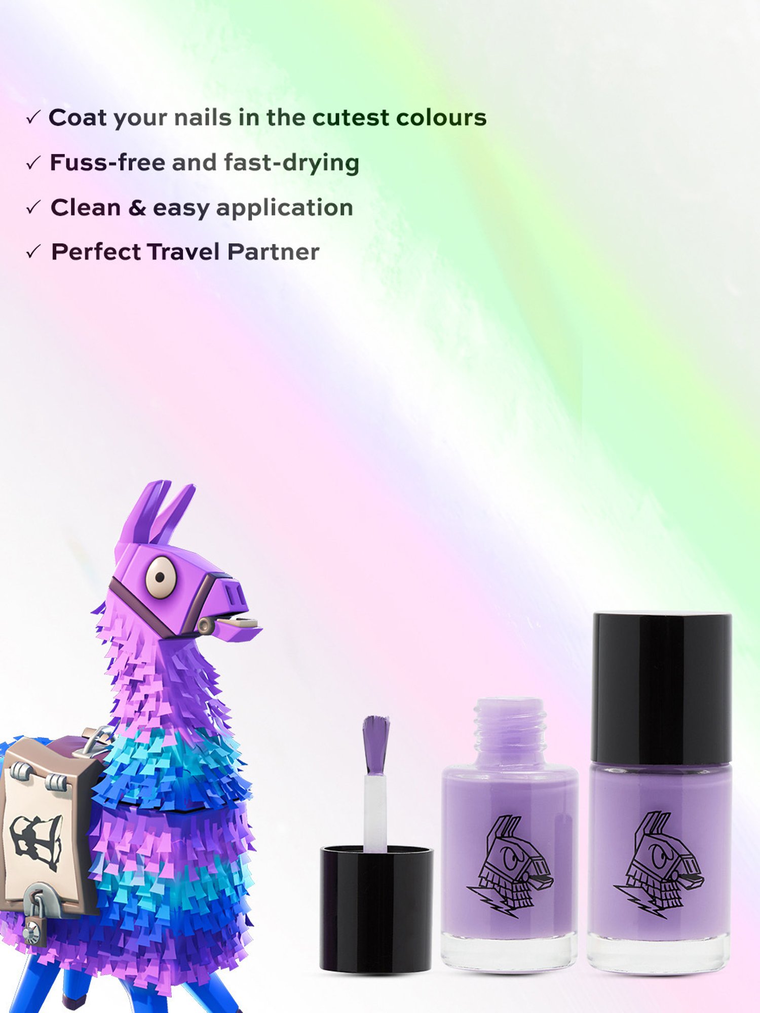 Makeup Revolution X Fortnite Nail Polish Fortnite Supply Llama - 6 ml