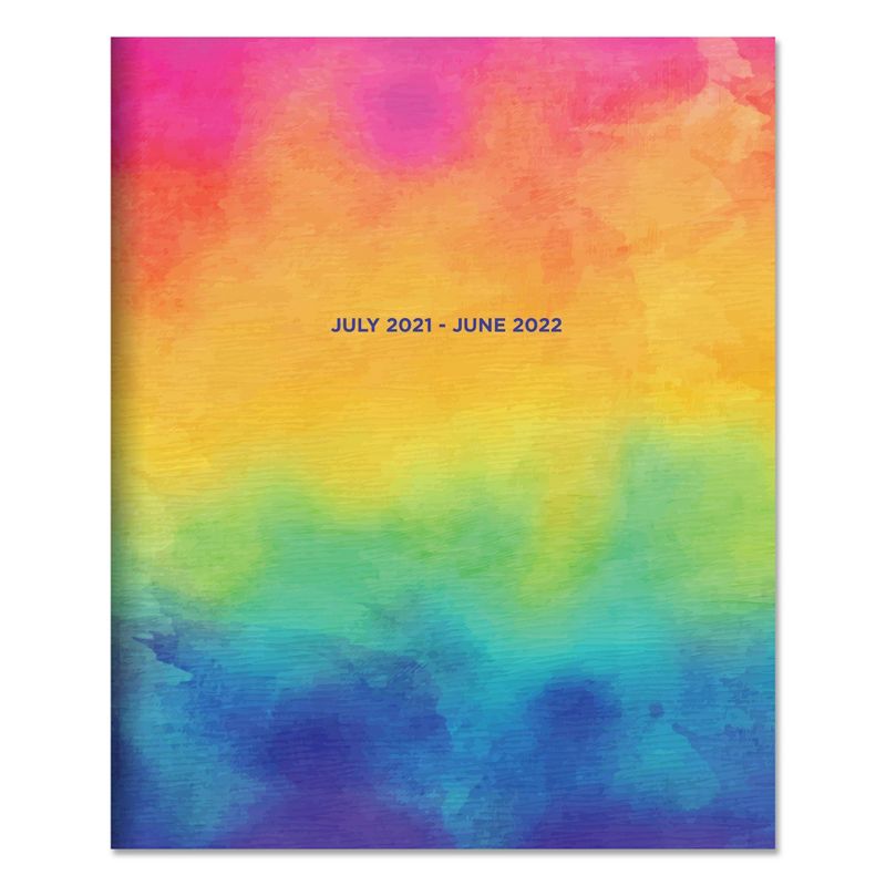 2021-22 Academic Planner 9" x 11" Bright Paint Monthly - The Time Factory