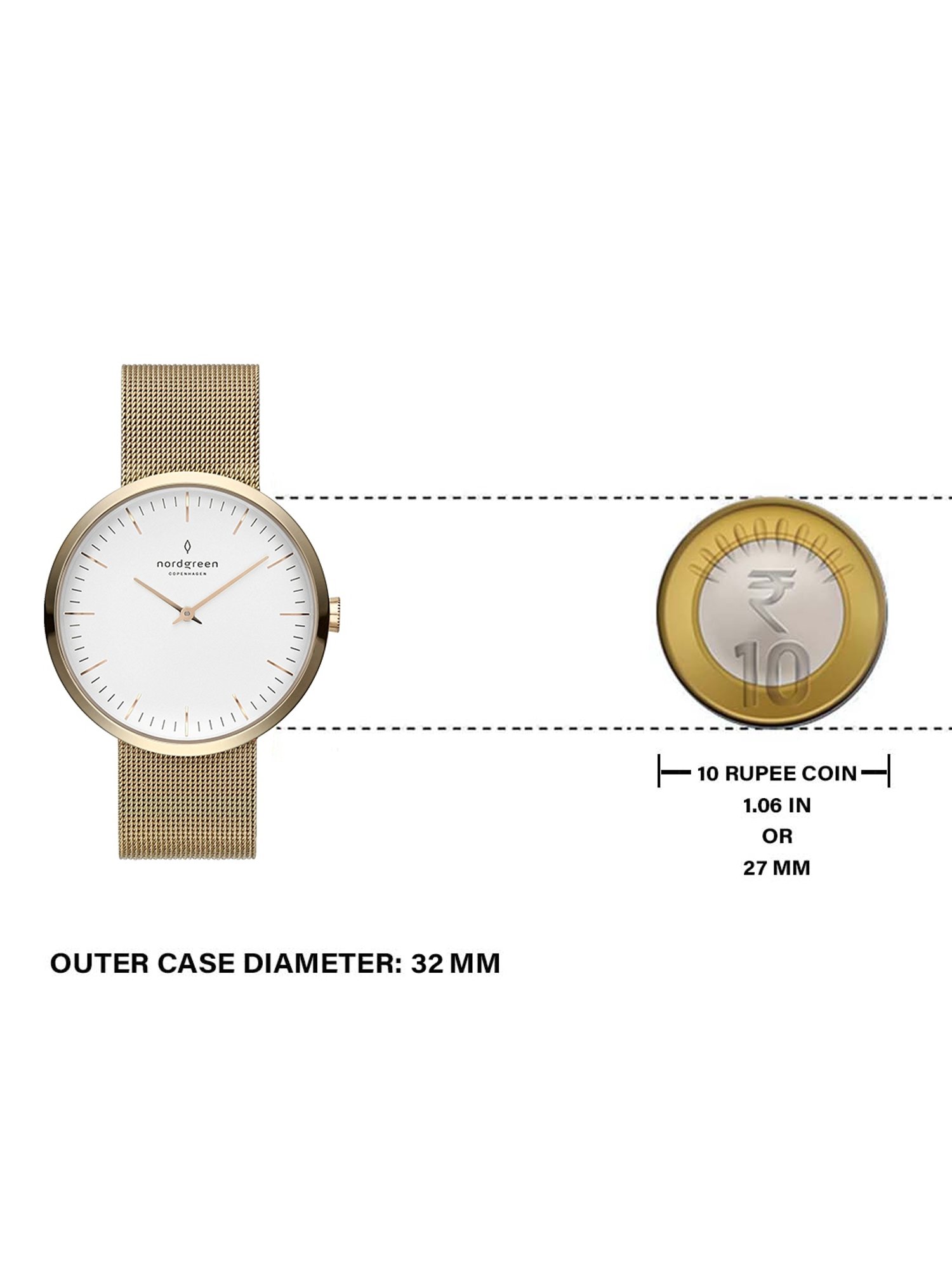 Nordgreen IN32GOMEGOXX Infinity Analog Watch for Women