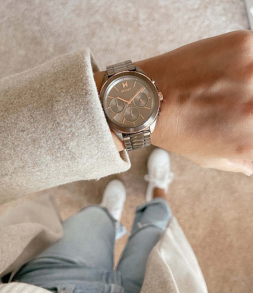 MVMT Women's Getaway Bondi Taupe Bracelet Watch