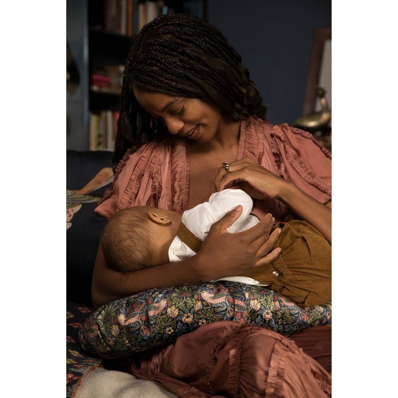 DockATot La Maman Wedge Nursing Pillow - Strawberry Thief