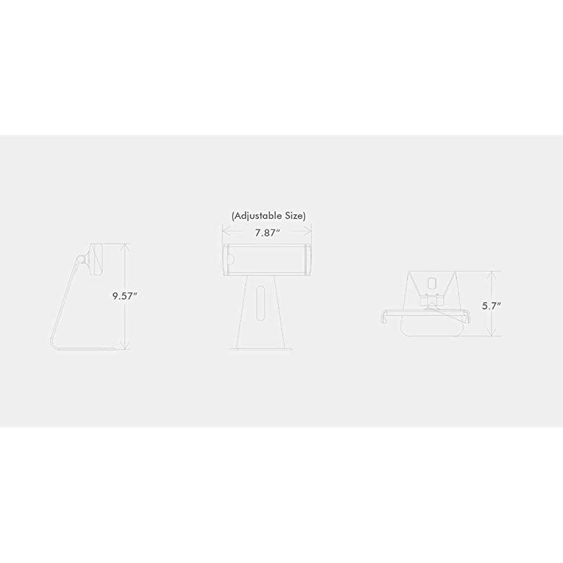 Tablet IPAD Pro Desk Stand 360&deg; Swivel 180&deg; tilt Aluminium Alloy BodySkid Resistant BottomCompatible with 913quot Tablet IPAD PRO 129 IPADIPAD AIRSamsung Galaxy