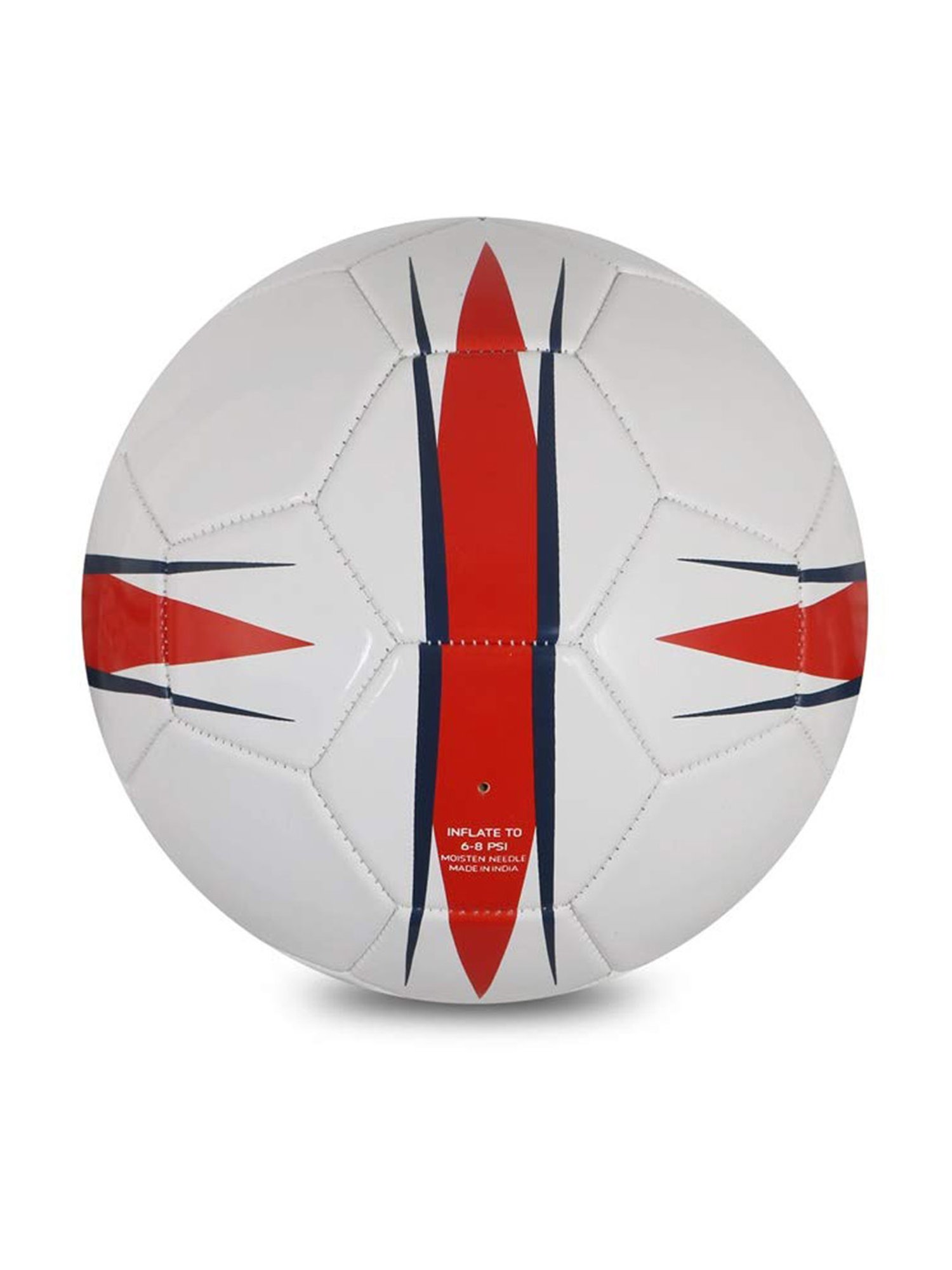 Vector X White & Red Football - Size 3