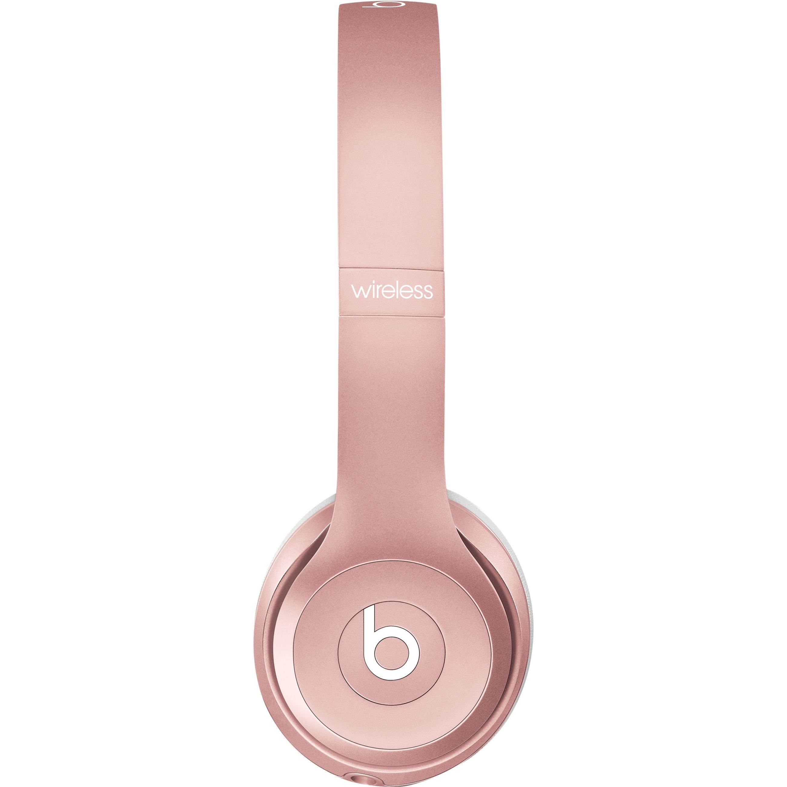 Beats by Dre Solo 2 Wireless On-Ear Headphone in Rose Gold