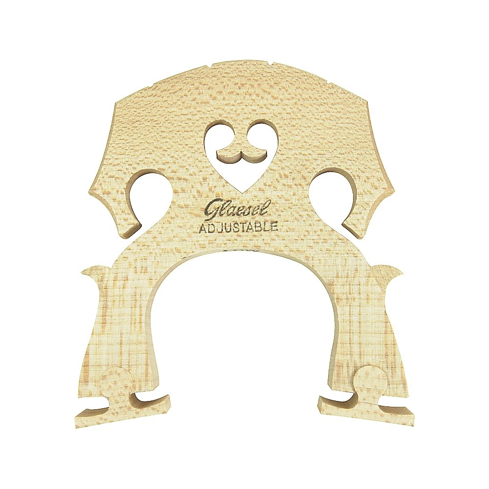 Glaesel Self-Adjusting 1/2 Cello Bridge Low