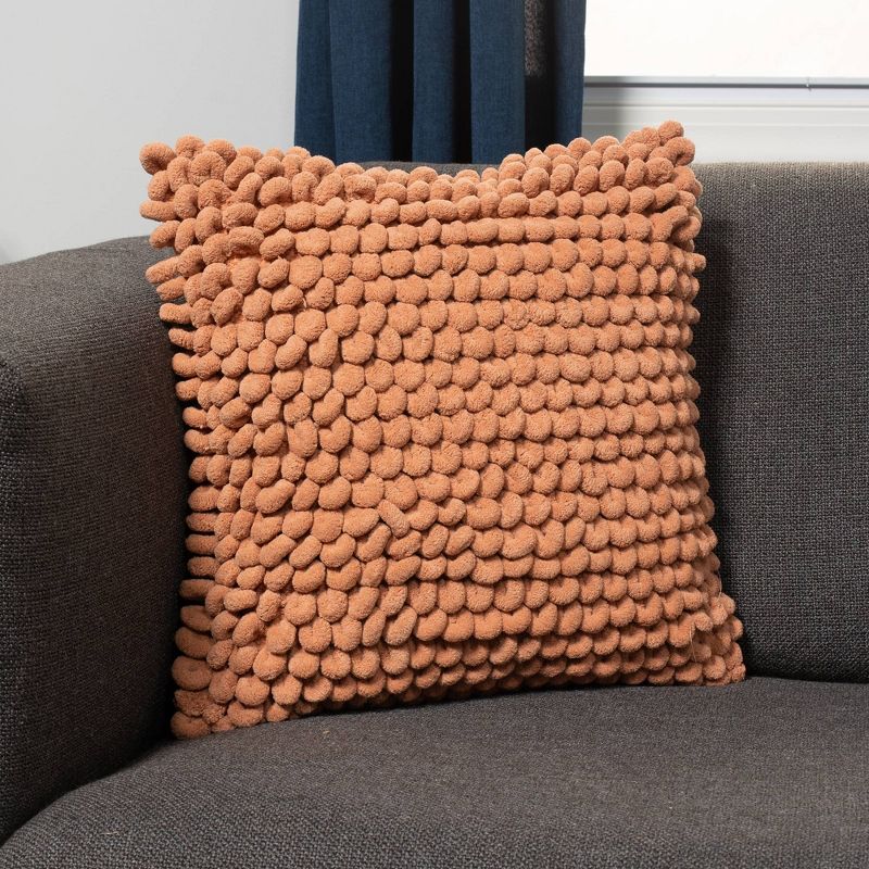 18"x18" Ora Square Throw Pillow Cream - Sure Fit