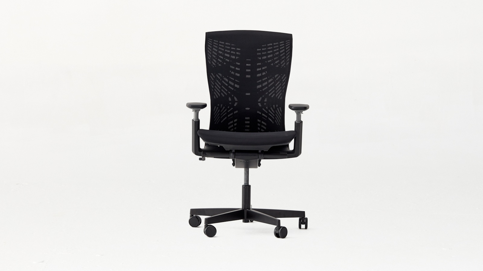 Autonomous Ergonomic Office Chair - ErgoChair Pro+ Black Frame, Black TPE with Black Mesh