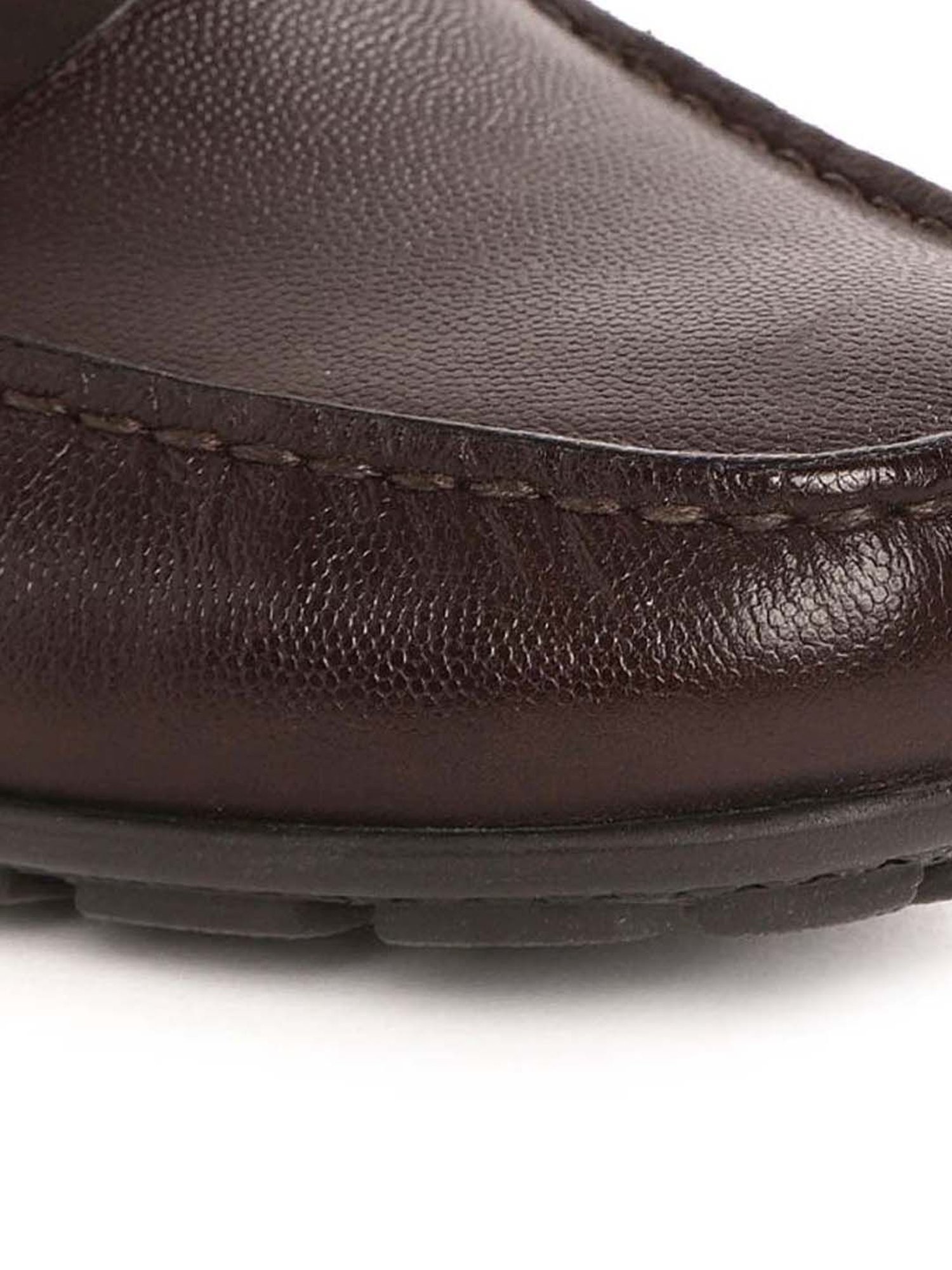 Geox Men's Chocolate Brown Formal Loafers