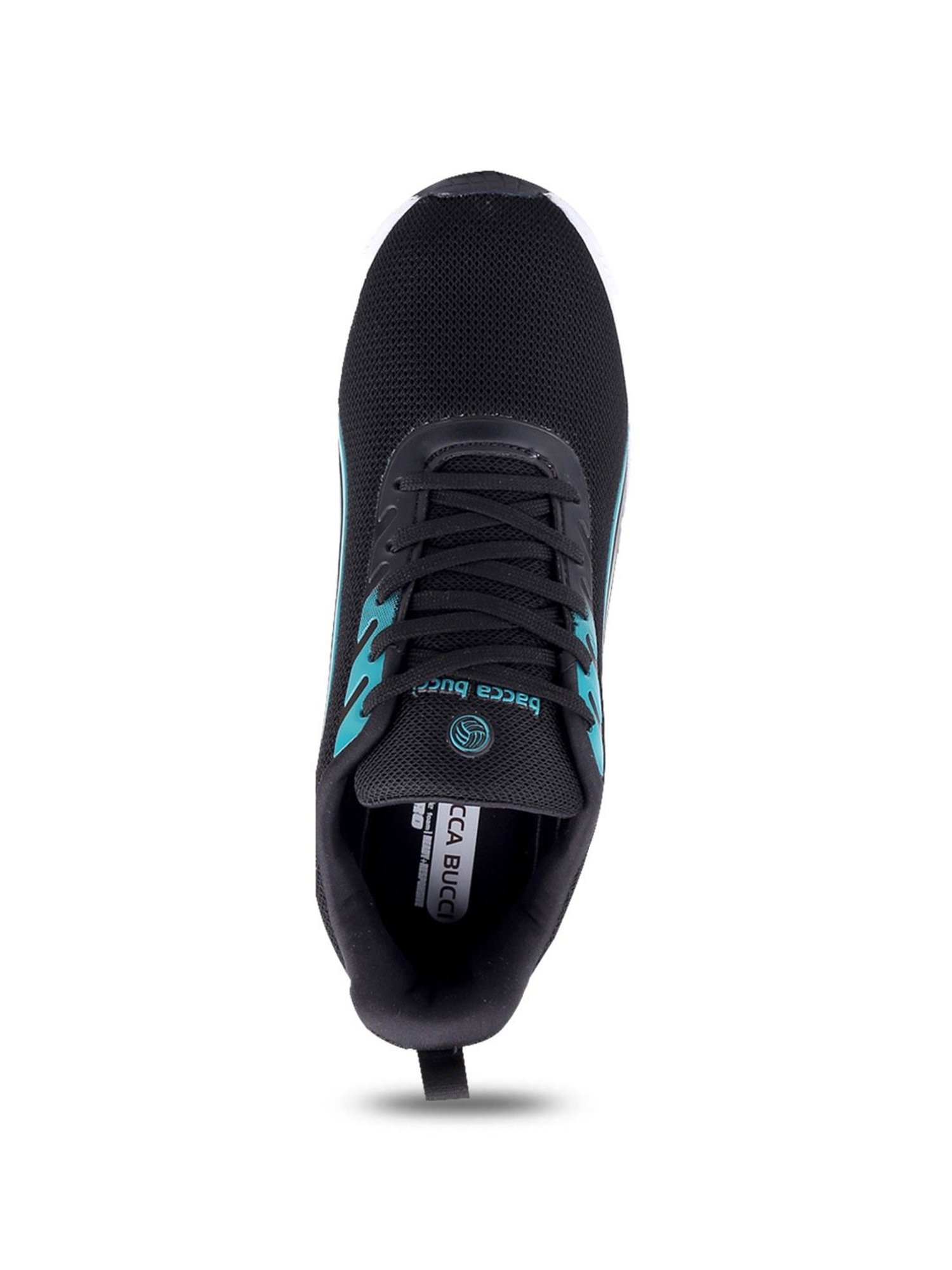 Bacca Bucci Men's ESSENTIAL Black Running Shoes