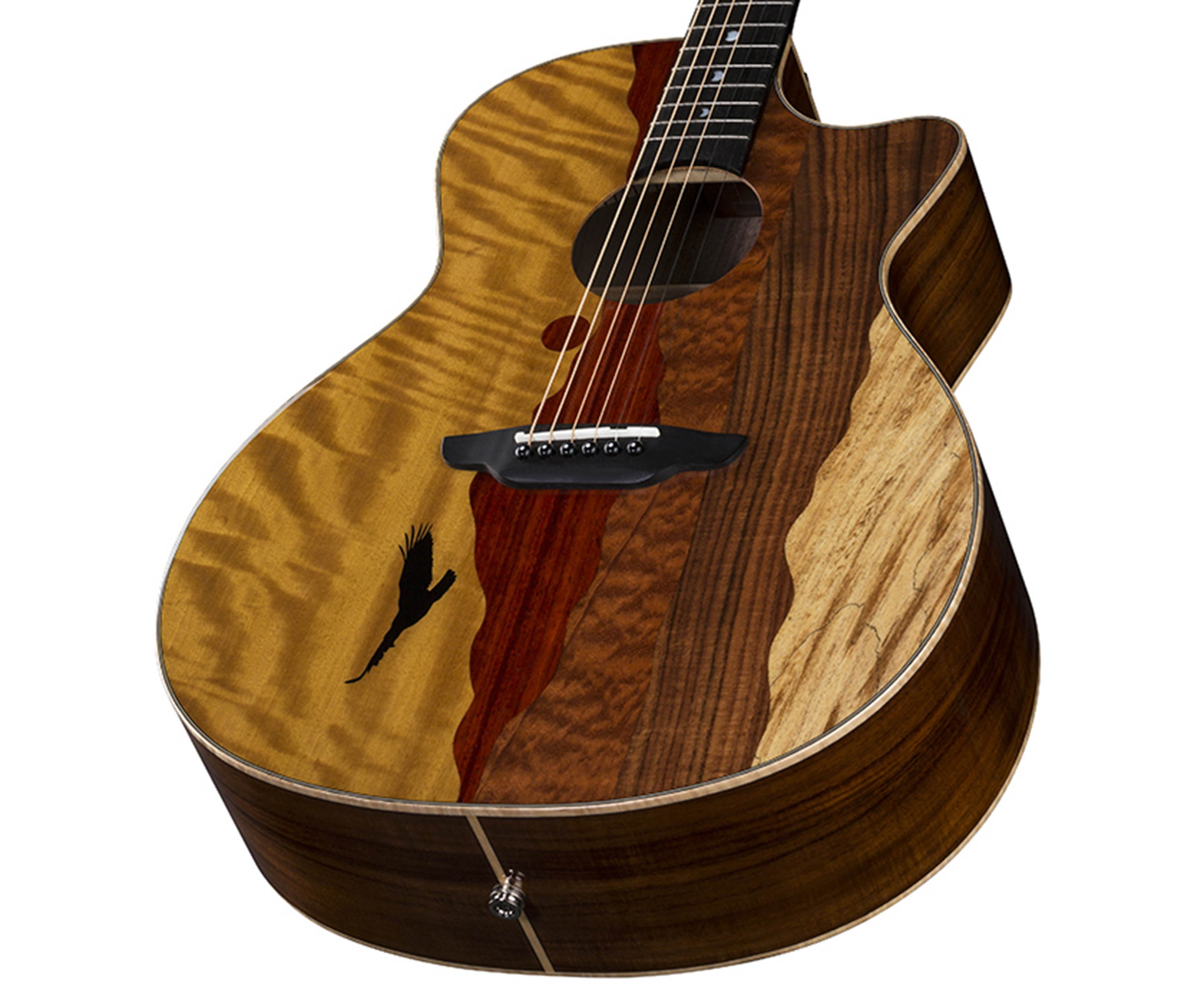 Luna Vista Series Eagle Grand Auditorium Acoustic-Electric Guitar