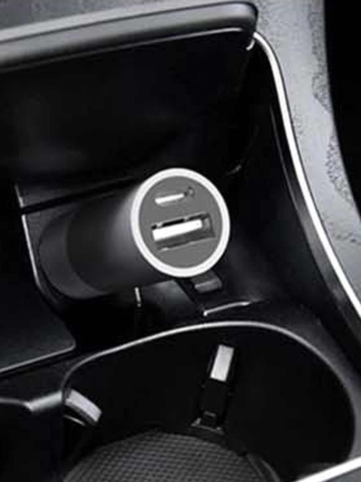 Allocacoc 3.4 Amperes USB C Turbo Car Charger (Black)