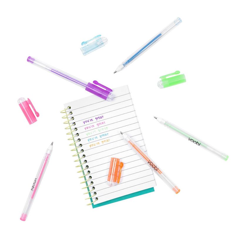 24ct Rollerball Gel Pens Medium Point Multicolored  - Yoobi™