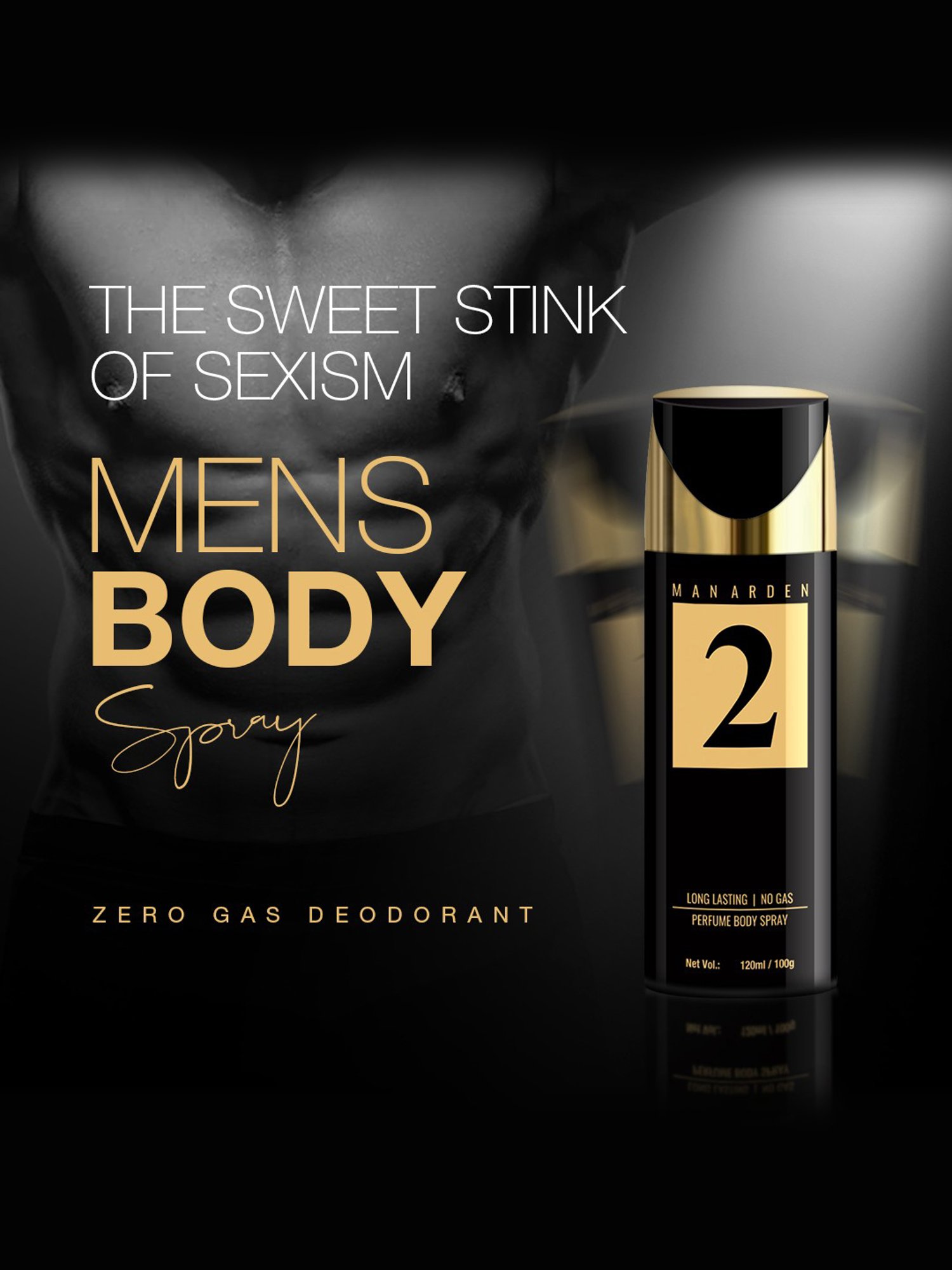 Man Arden 2 Long Lasting No Gas Perfume Body Spray - 120 ml