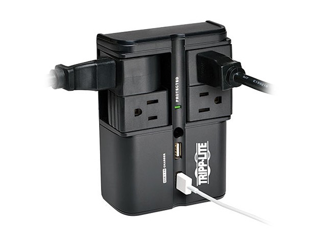 Uninex PS102 RF Remote Control Power Managed 6-Outlet Energy Controlled Surge Protector, Eliminates Standby Idle Electricity Usage, 6-Foot