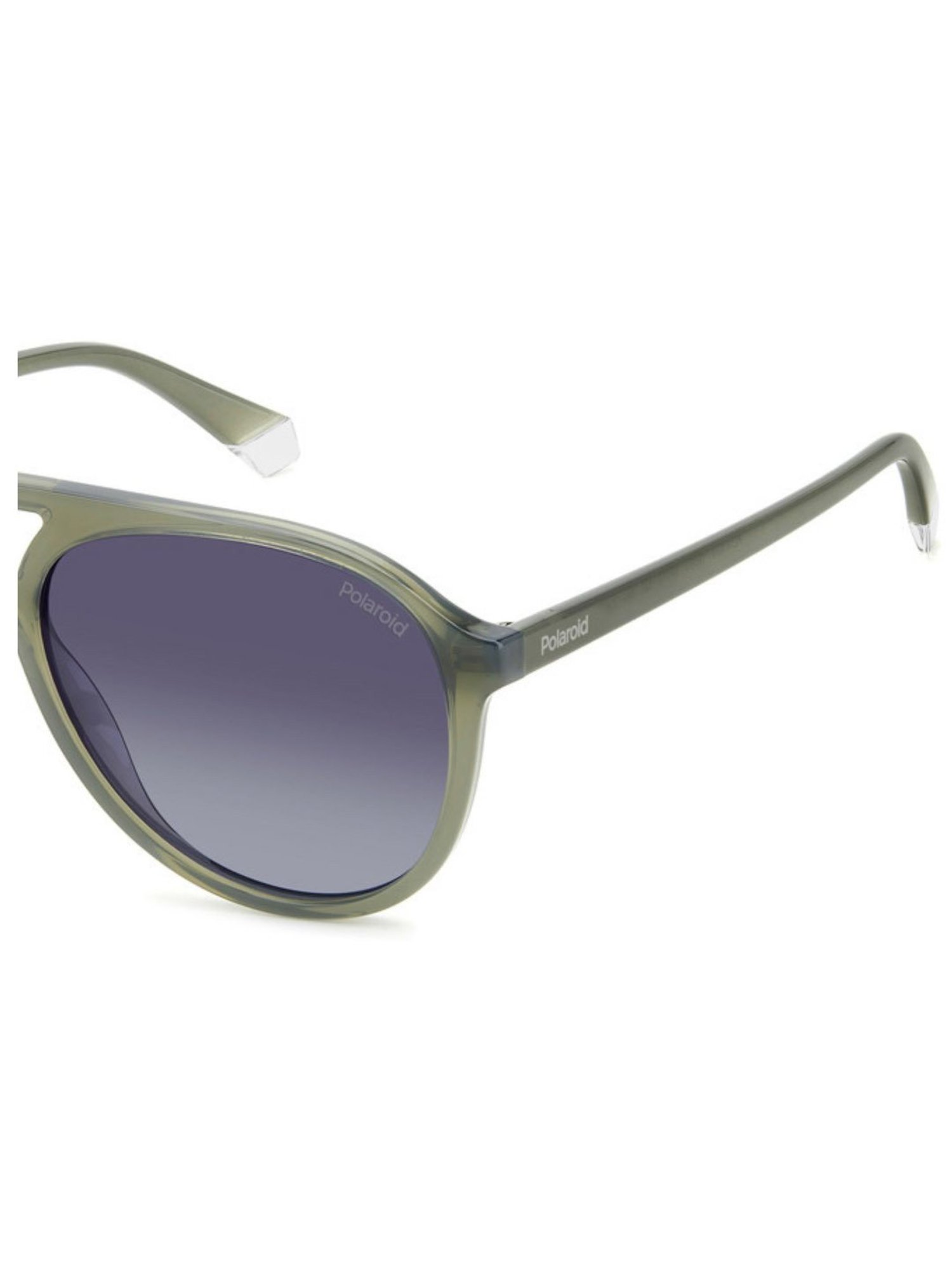 Polaroid Grey Oval UV Protection Unisex Sunglasses