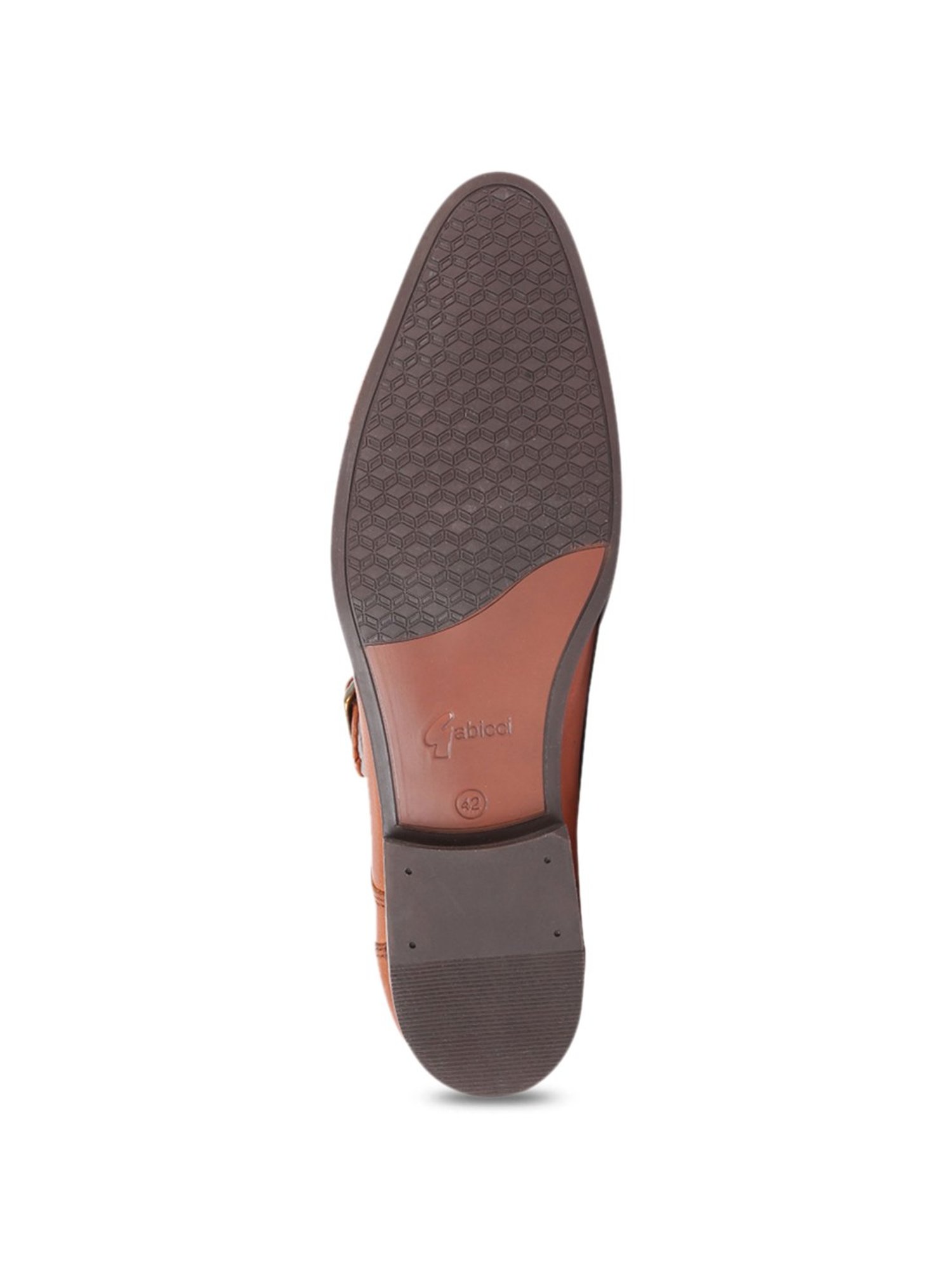 Gabicci Men's Jim Clark G Camel Monk Shoes