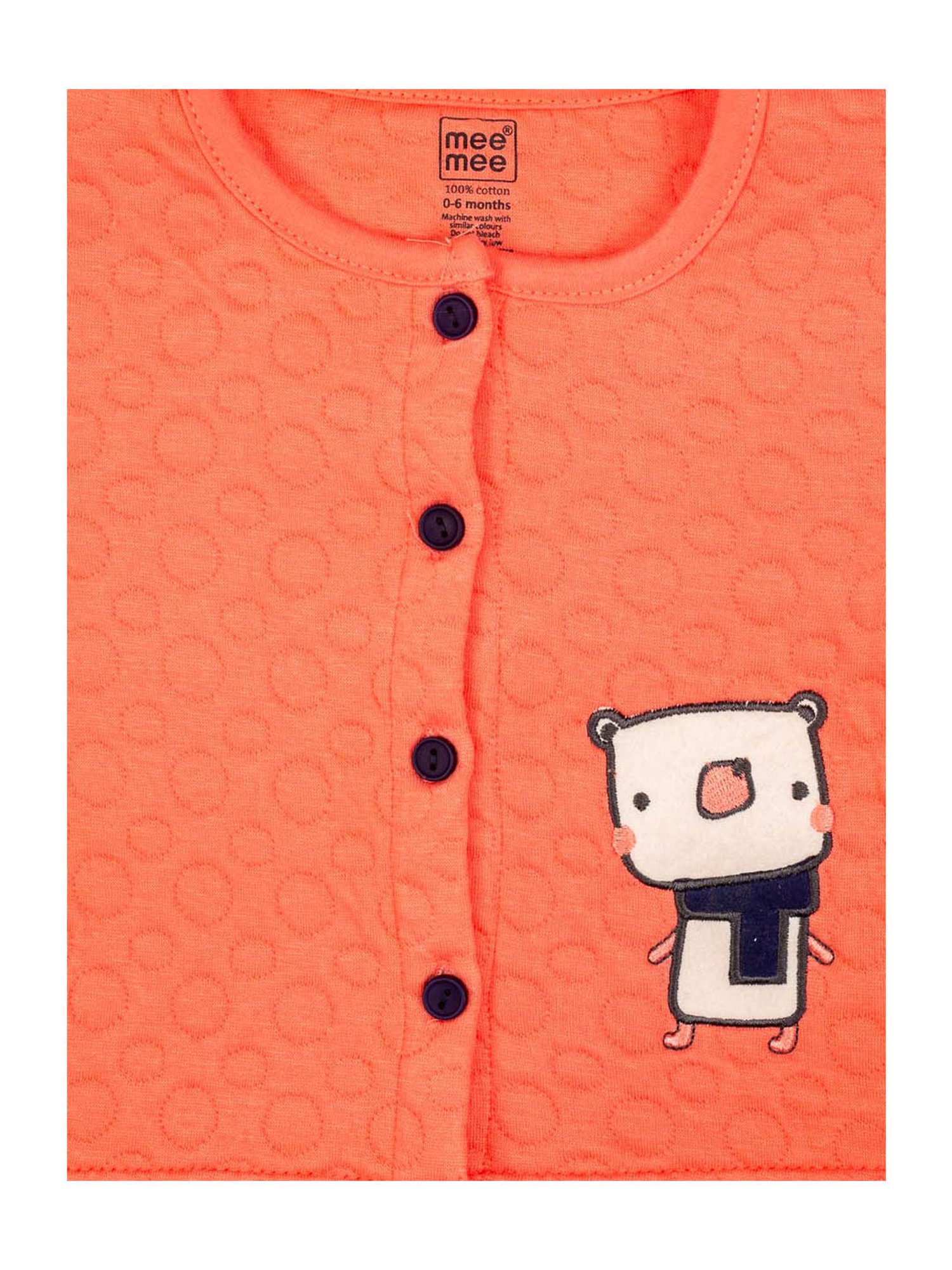 Mee Mee Kids Peach Printed Top with Pants