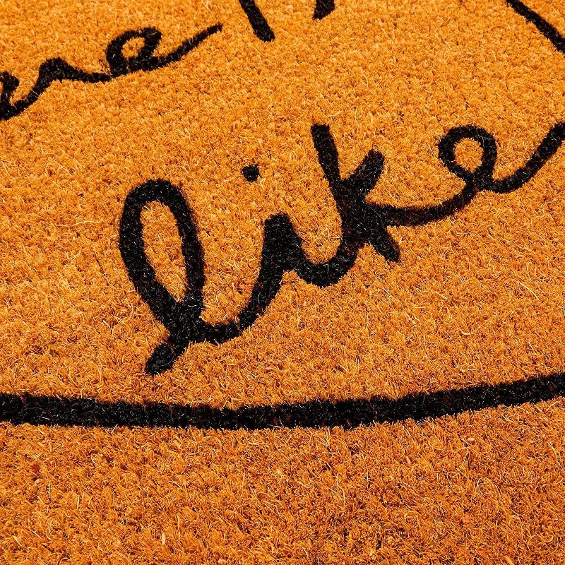 1'6"x2'6" Small Hello Door Mat Black - Threshold™