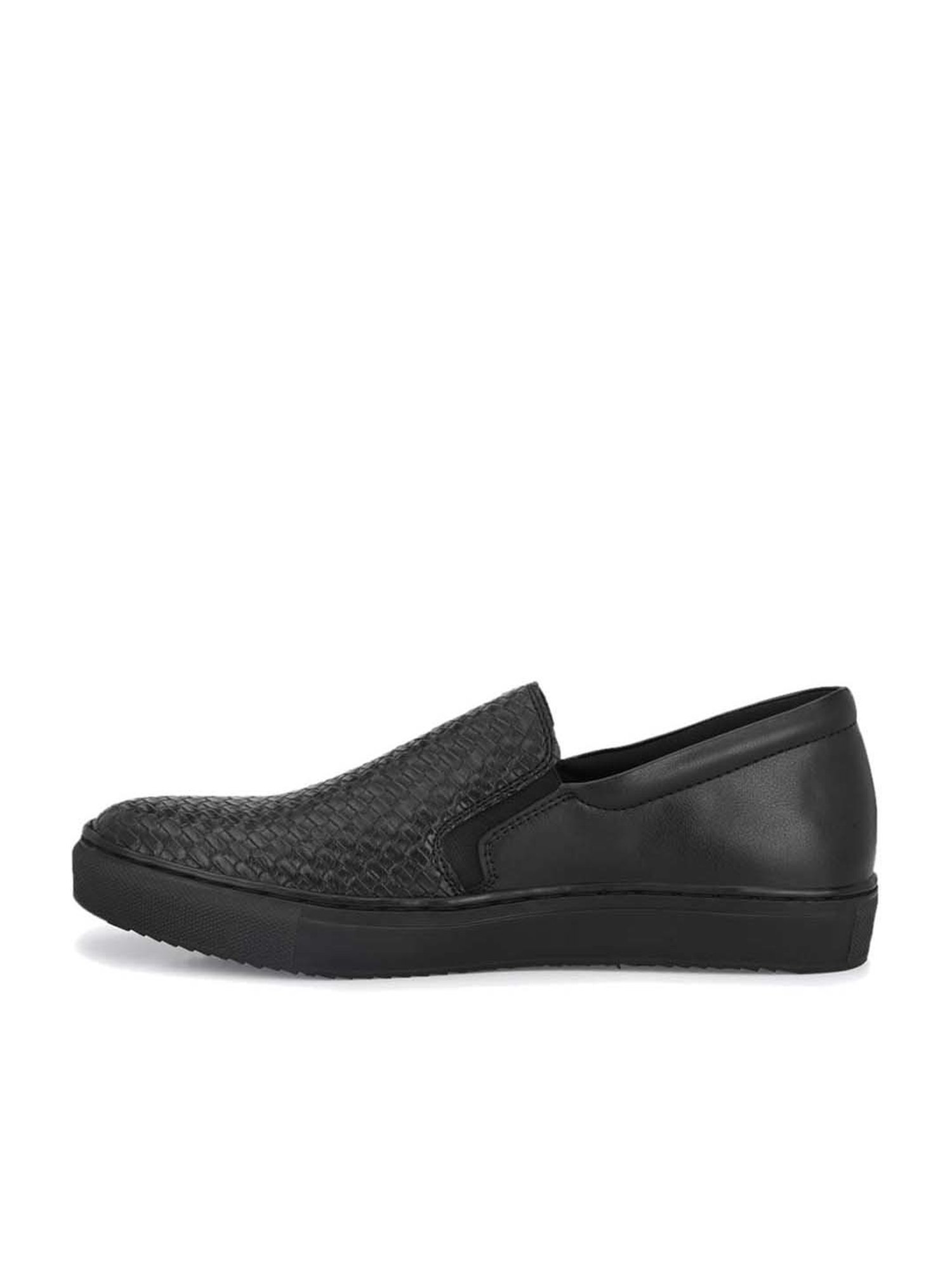 Delize Men's Black Casual Loafers
