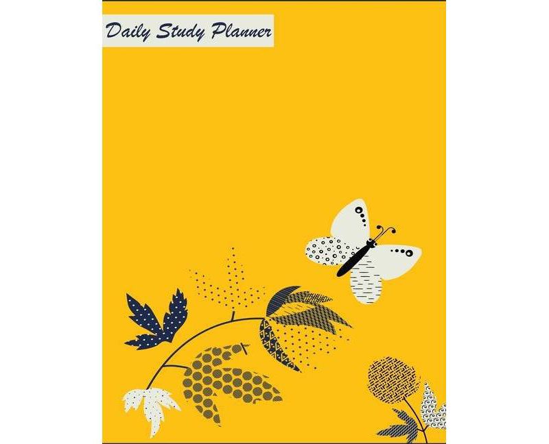 Daily Study Planner - Large Print by  Go Be Kind Study Planners (Paperback)