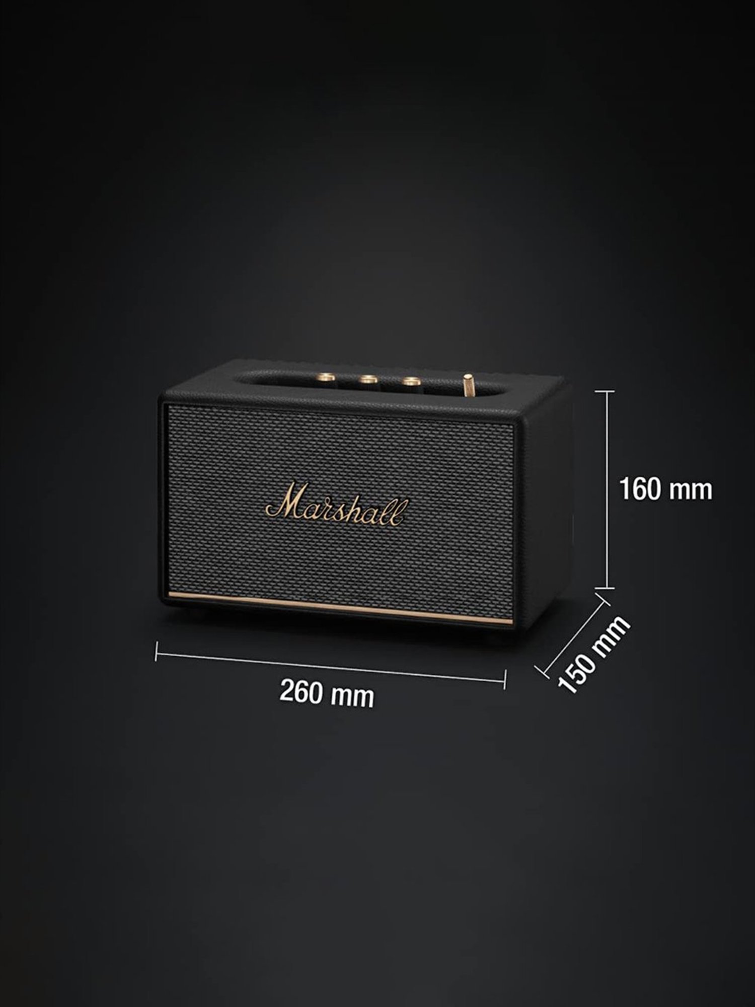 Marshall Stanmore III Bluetooth Wireless Speaker (Black)