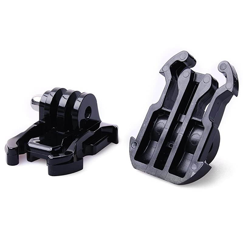 2 Buckle Base Mount +2 JHook +2 Tripod Mount Adapter +2 Thumbscrew for GoPro Hero 9 8 7 6 5 4 3 Session MAX 2018 Fusion AKASO SJCAM Xiaomi Yi DBPOWER Campark Dragon Touch APEMAN Crosstour