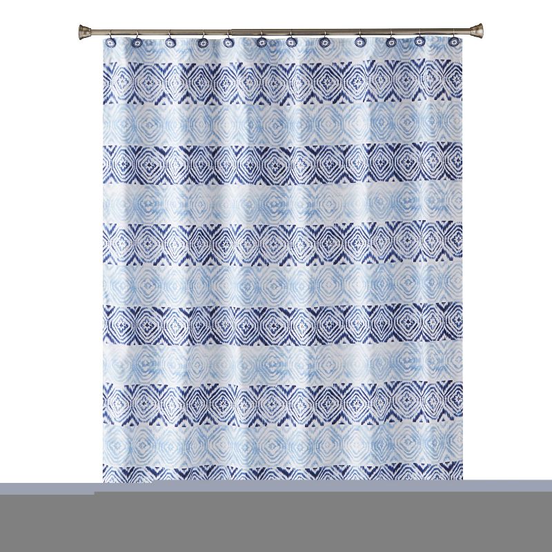 Kali Diamonds Shower Curtain Blue - Saturday Knight Ltd.