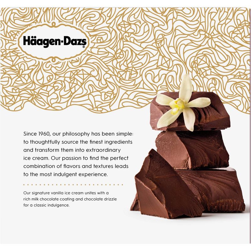 Haagen Dazs Vanilla Chocolate Ice Cream Bar - 3pk