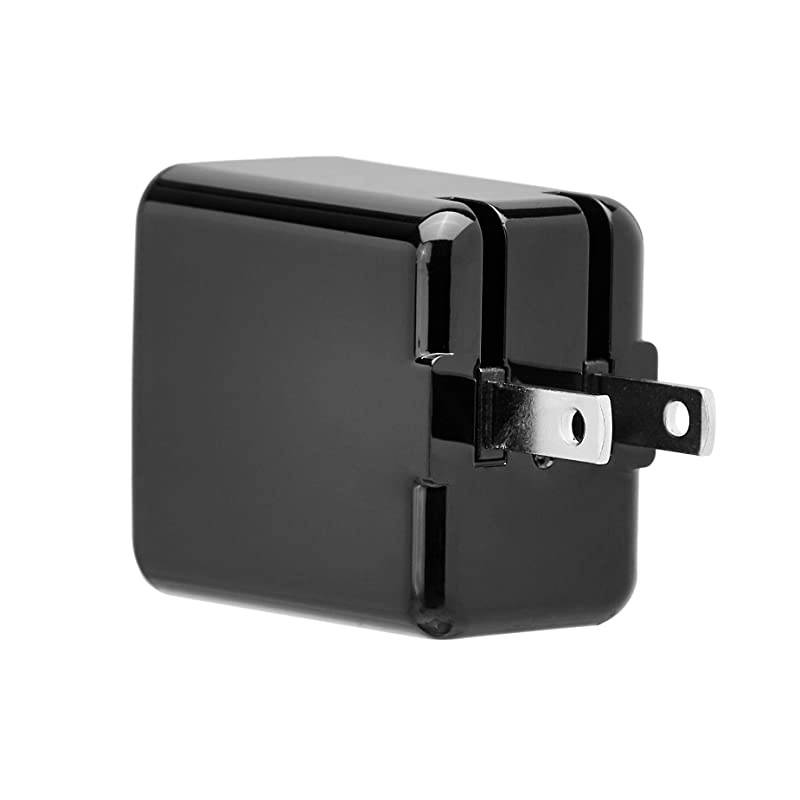 Basics 15W One-Port USB-C Wall Charger for Tablets and Phones - Black