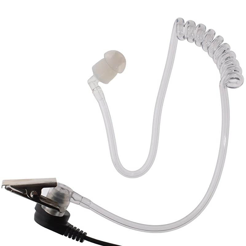5pack 1 Pin Covert Acoustic Tube Earpiece Headset for Motorola Walkie Talkie Two Way Radio 1pin