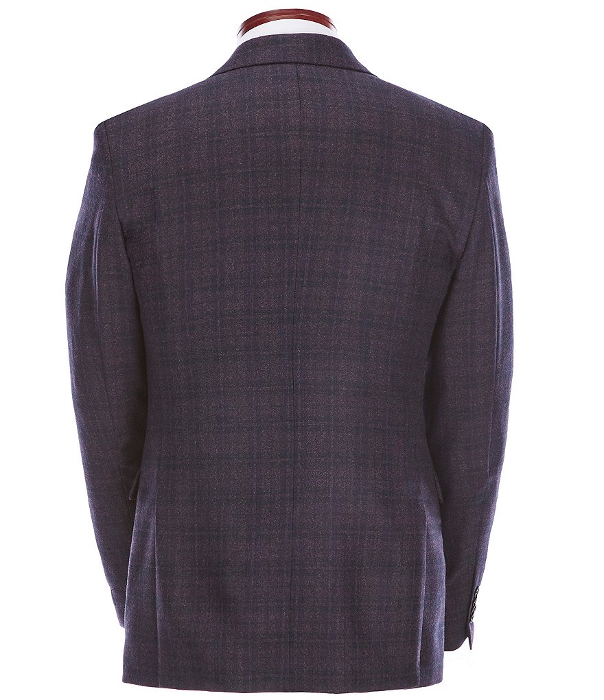 John Varvatos Slim Fit Plaid Wool Sportcoat